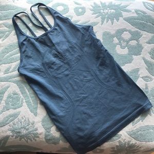 LULULEMON blue tank top